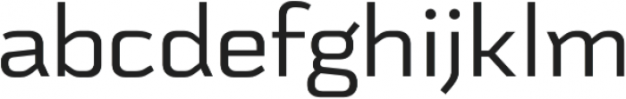 Schwager Sans Regular otf (400) Font LOWERCASE