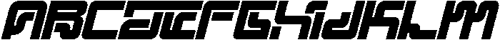 Science Existed Bold Italic otf (700) Font