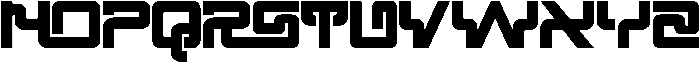 Science Existed Bold otf (700) Font LOWERCASE