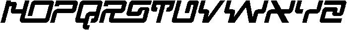 Science Existed Light Italic otf (300) Font LOWERCASE