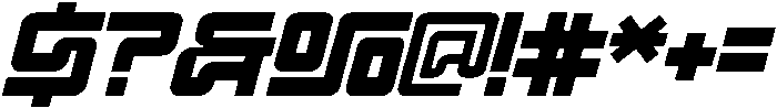 Science Existed Regular Italic otf (400) Font OTHER CHARS