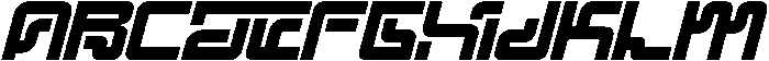 Science Existed Regular Italic otf (400) Font UPPERCASE