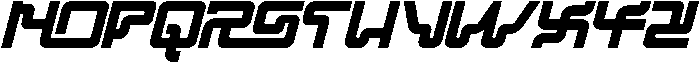 Science Existed Regular Italic otf (400) Font UPPERCASE