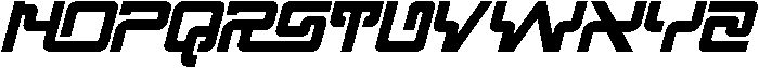 Science Existed Regular Italic otf (400) Font LOWERCASE