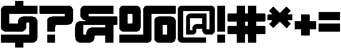 Science Existed Regular otf (400) Font OTHER CHARS