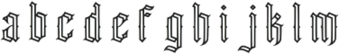 Sclupture Gothica Regular otf (400) Font LOWERCASE