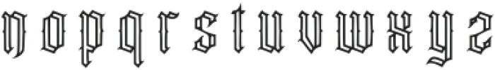 Sclupture Gothica Regular otf (400) Font LOWERCASE