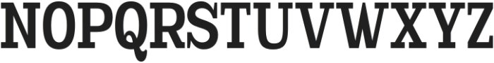 Scolver Bold Condensed otf (700) Font UPPERCASE