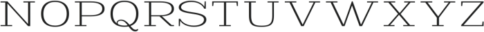 Scolver Extra Light Expanded otf (200) Font UPPERCASE