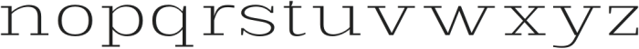Scolver Extra Light Expanded otf (200) Font LOWERCASE