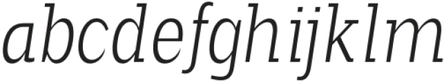 Scolver Light Condensed Italic otf (300) FONT