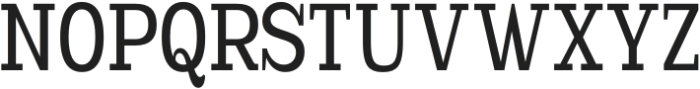 Scolver Medium Condensed otf (500) Font UPPERCASE