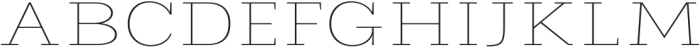 Scolver Thin Expanded otf (100) Font UPPERCASE