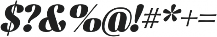 Scootchy Black Italic otf (900) Font OTHER CHARS