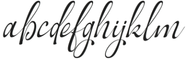 Scootline Signature Italic otf (400) Font LOWERCASE