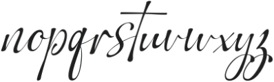 Scootline Signature Italic otf (400) Font LOWERCASE