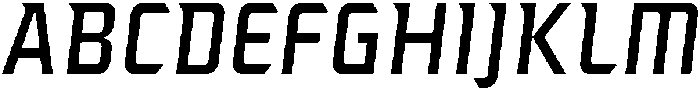 Scor Italic ttf (400) Font UPPERCASE