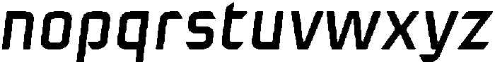 Scor Italic ttf (400) Font LOWERCASE