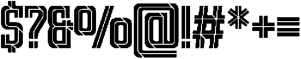 Scorex Regular otf (400) Font OTHER CHARS