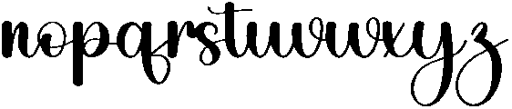 Scottish Regular otf (400) Font LOWERCASE
