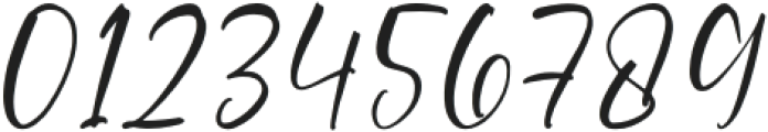 Scottmid Blissful Italic otf (400) Font OTHER CHARS