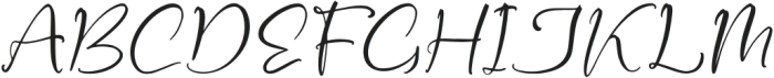 Scottmid Blissful Italic otf (400) Font UPPERCASE