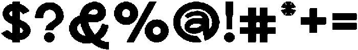 Scramble Bold otf (700) Font OTHER CHARS