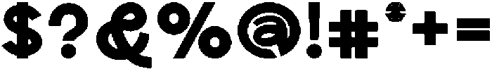 Scramble ExtraBold otf (700) Font OTHER CHARS