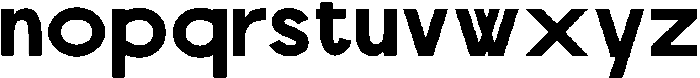 Scramble ExtraBold otf (700) Font LOWERCASE