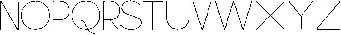 Scramble Thin otf (100) Font UPPERCASE