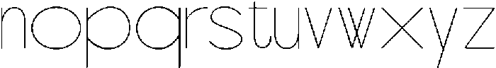Scramble Thin otf (100) Font LOWERCASE