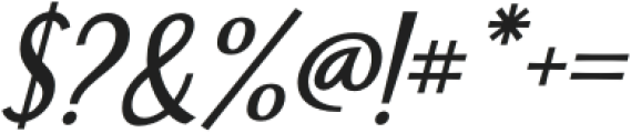 Scrapbooker Sans Italic otf (400) Font OTHER CHARS