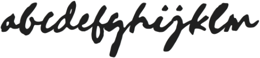 Scratch Handwritten otf (400) Font LOWERCASE