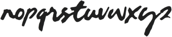 Scratch Handwritten otf (400) Font LOWERCASE