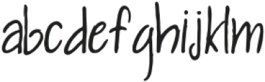 Scratch_Meom-Regular otf (400) Font LOWERCASE