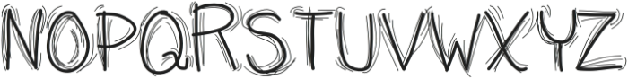 Scratchy Itch Regular otf (400) Font UPPERCASE