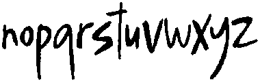 Scratchy-Regular otf (400) Font LOWERCASE