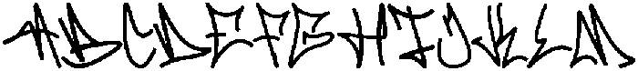 Scrawlcore otf (400) Font UPPERCASE