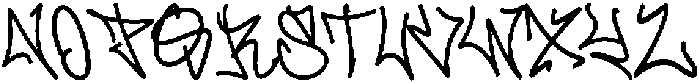 Scrawlcore otf (400) Font LOWERCASE