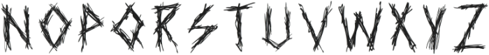 Scrawlpunk Alternates 6 Alternates 6 ttf (400) Font UPPERCASE