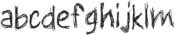 Scrawlpunk Alternates 6 Alternates 6 ttf (400) Font LOWERCASE