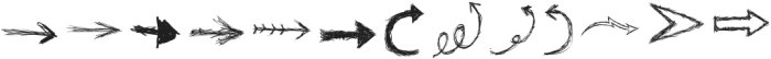 Scrawlpunk Symbols otf (400) Font LOWERCASE
