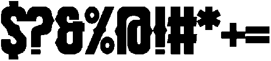Scream Regular otf (400) Font OTHER CHARS