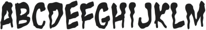 Screama Regular otf (400) Font UPPERCASE