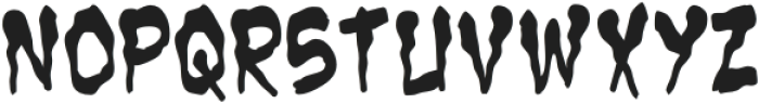 Screama Regular otf (400) Font UPPERCASE