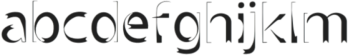 Scredesk Regular otf (400) Font LOWERCASE