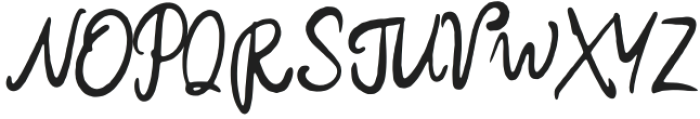 Scribble Mood Thin otf (100) Font UPPERCASE
