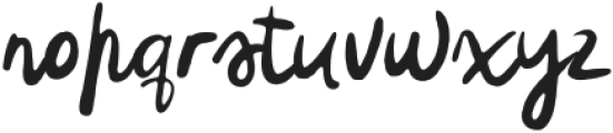 Scribble Mood Thin otf (100) Font LOWERCASE