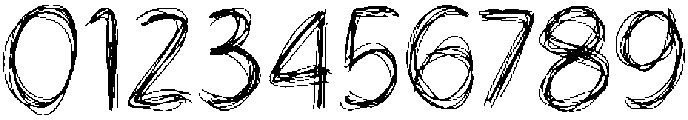 Scribble Regular otf (400) Font OTHER CHARS