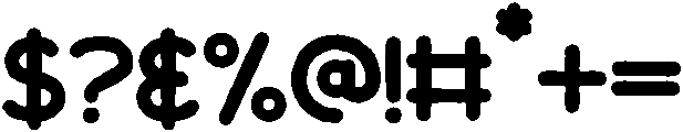 Scribble Regular otf (400) Font OTHER CHARS